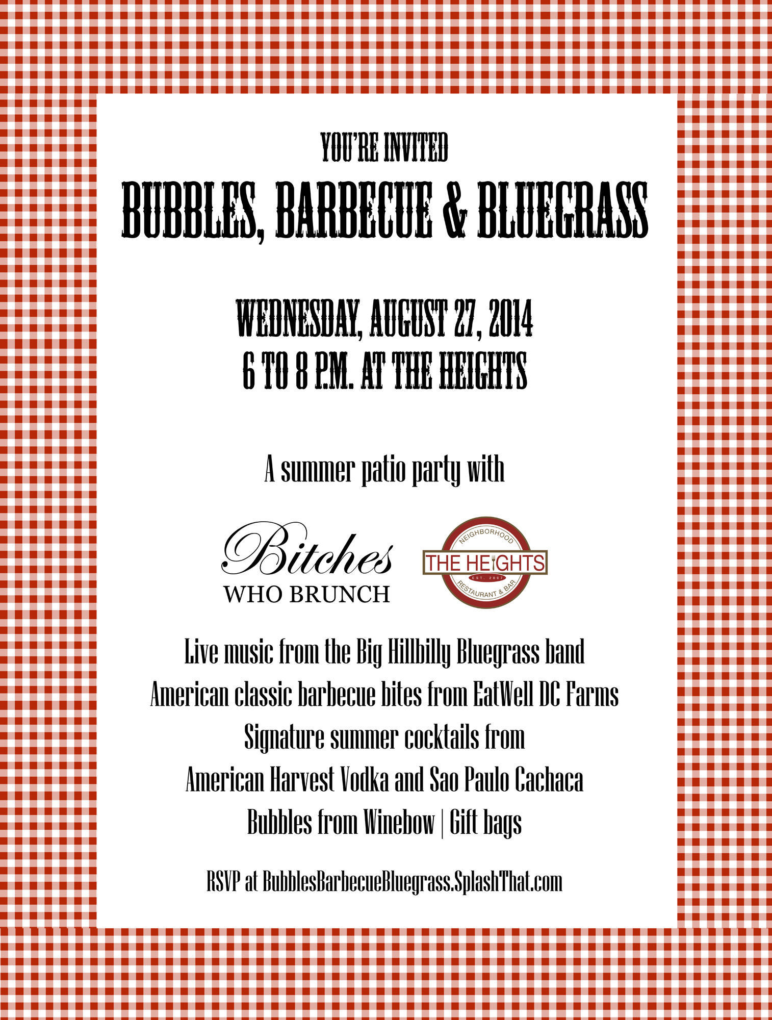 Bubbles, Barbecue & Bluegrass Splash