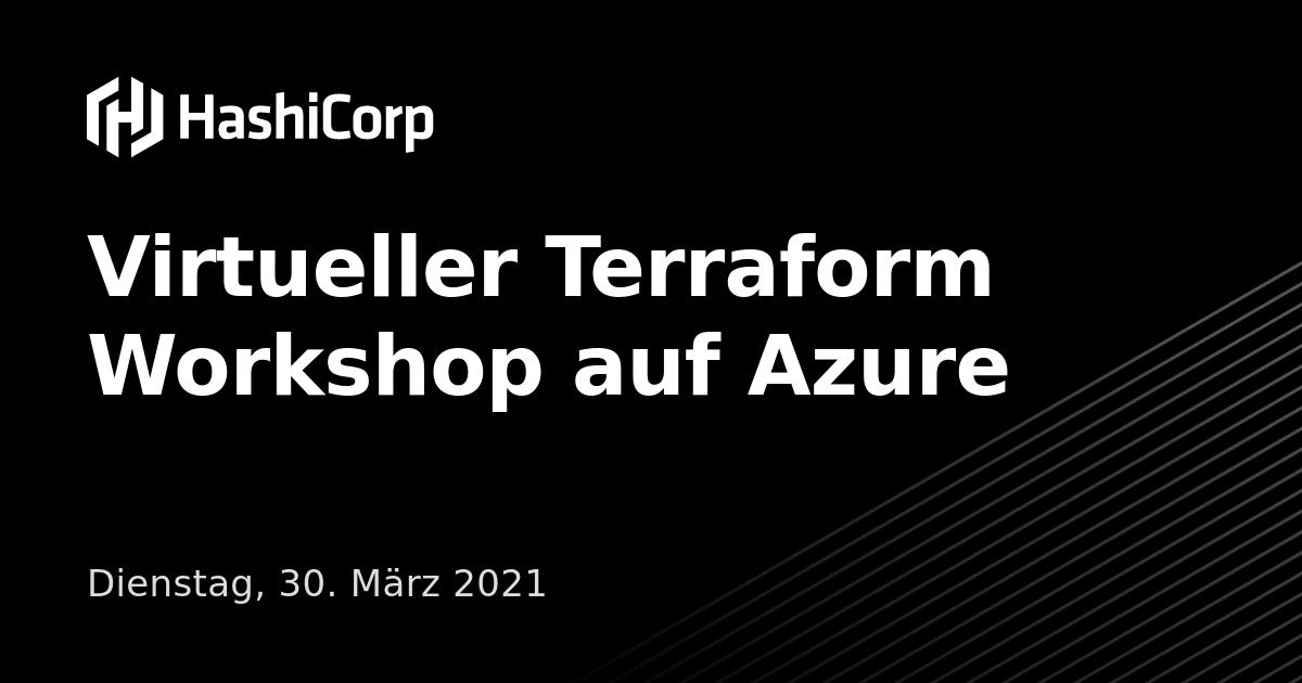 HashiCorp Terraform Virtual Workshop