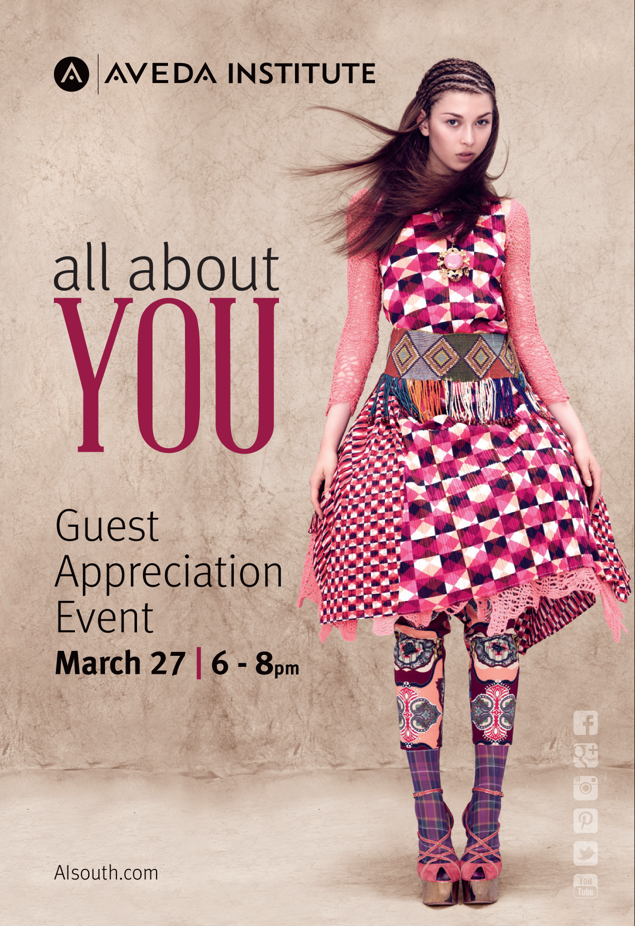 Aveda Guest Appreciation Event Splash