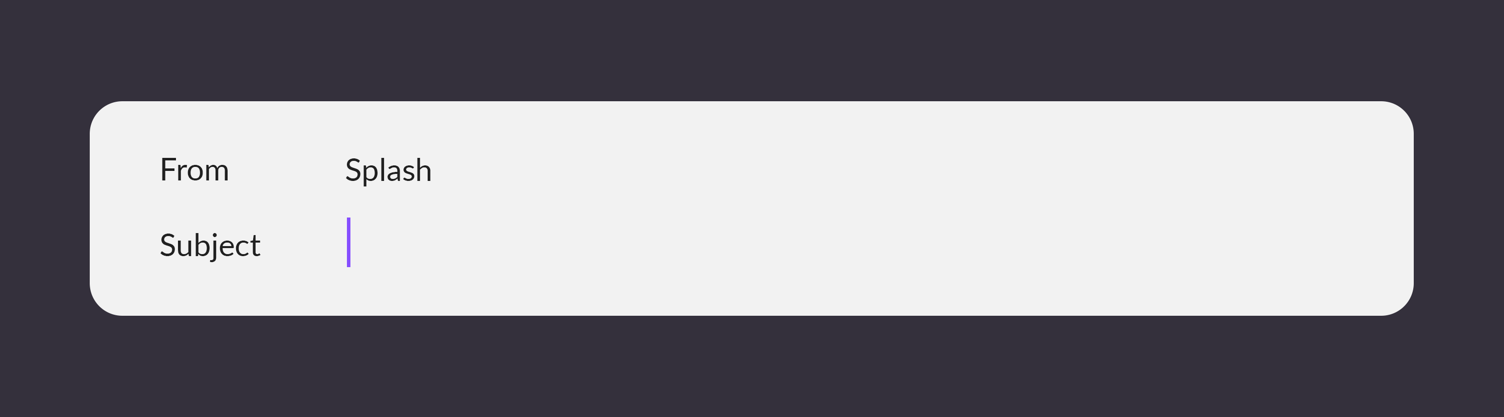 event email subject line
