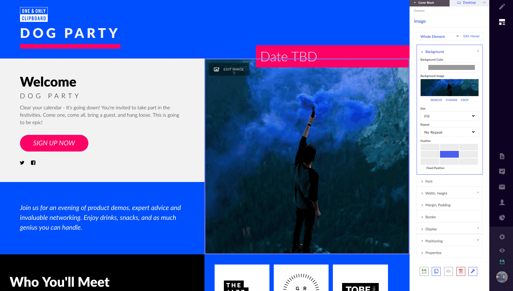 unsplash integration