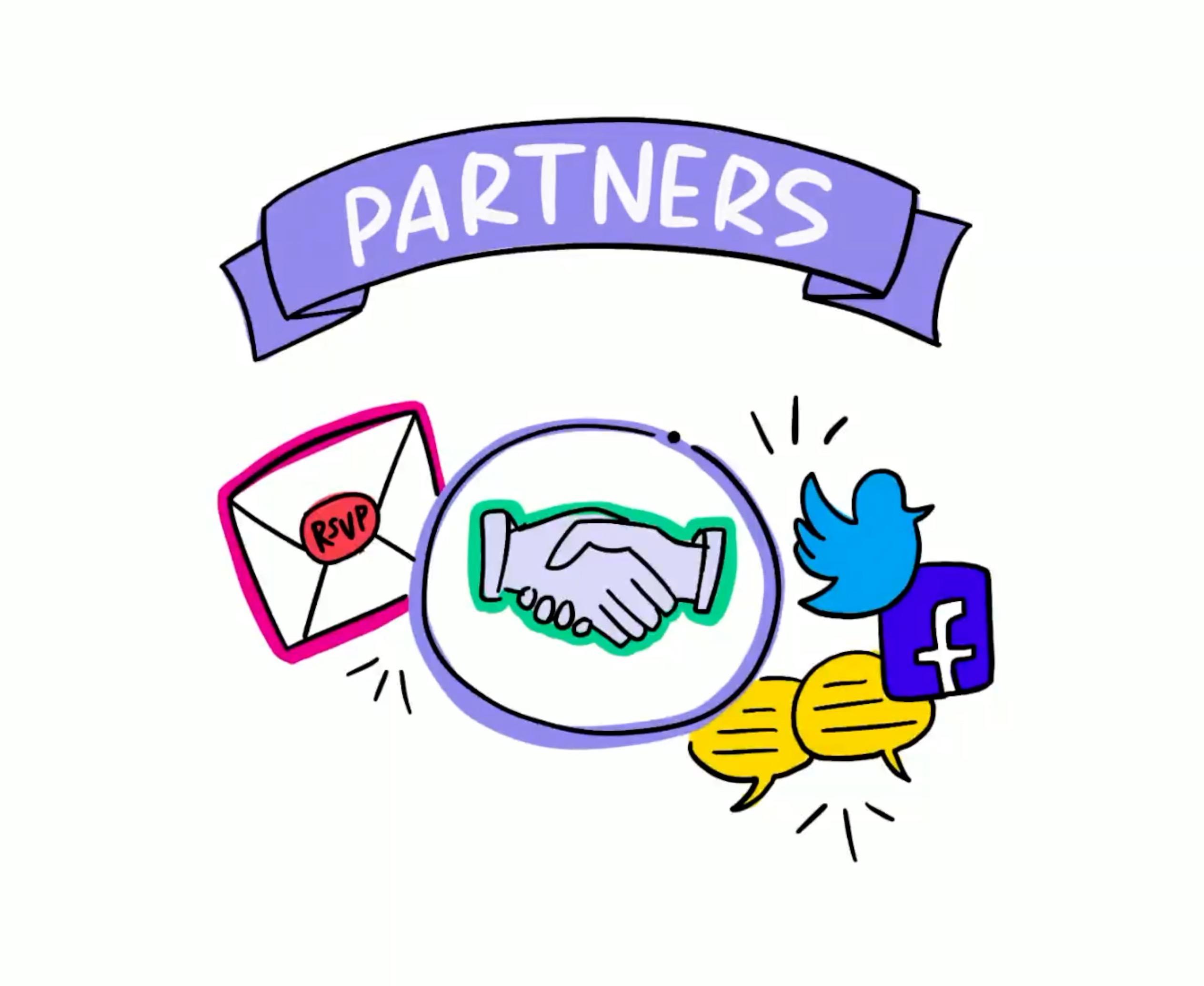 event promotion drive rsvps partners