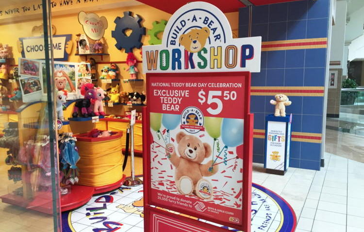 build a bear national teddy bear day
