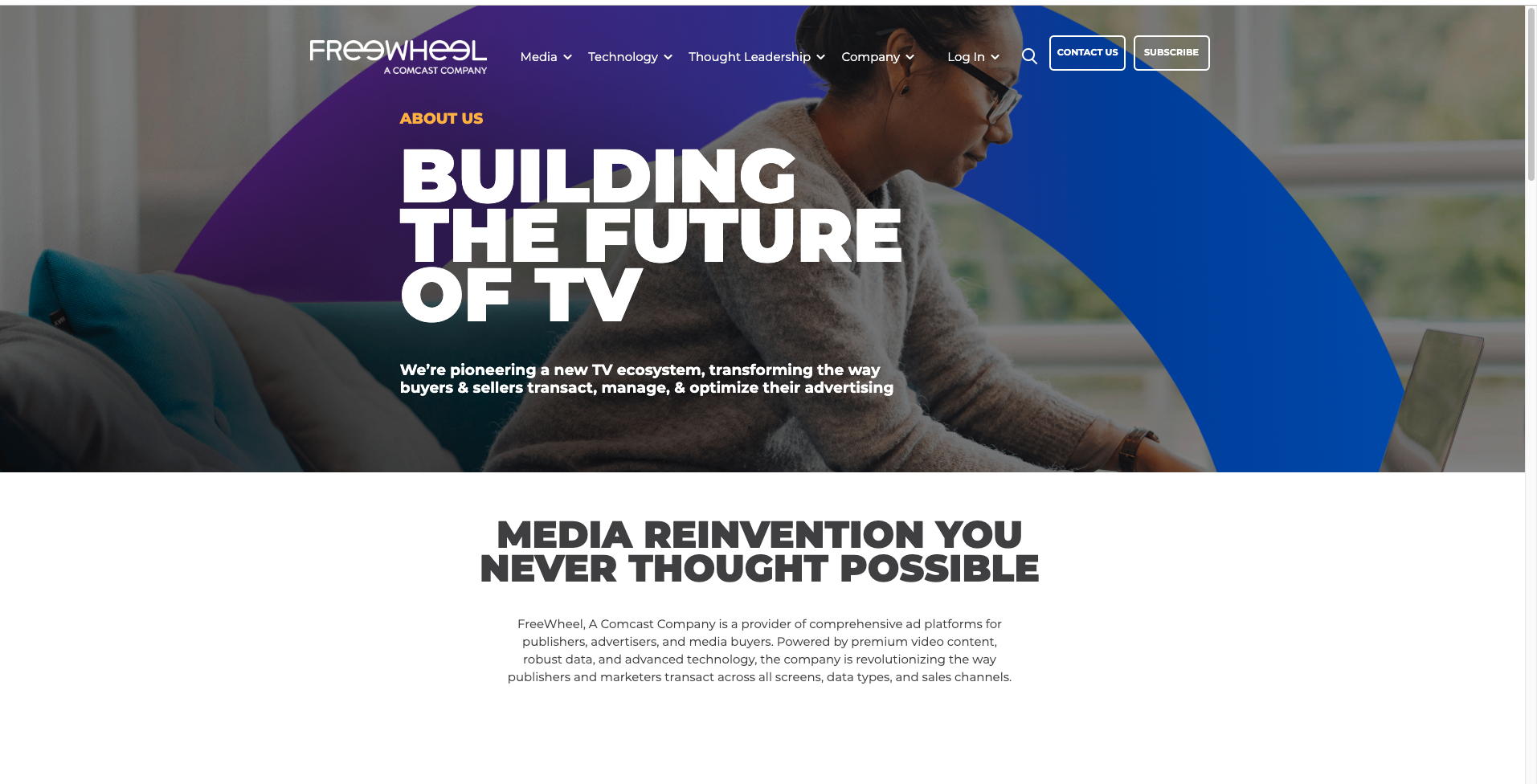 FreeWheel Website