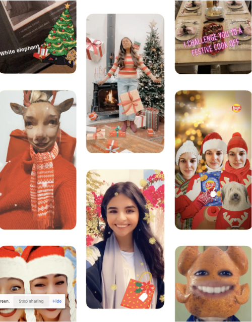 Snapchat Grid
