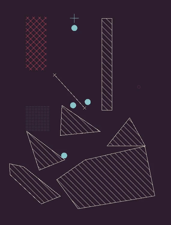 purple image of shapes