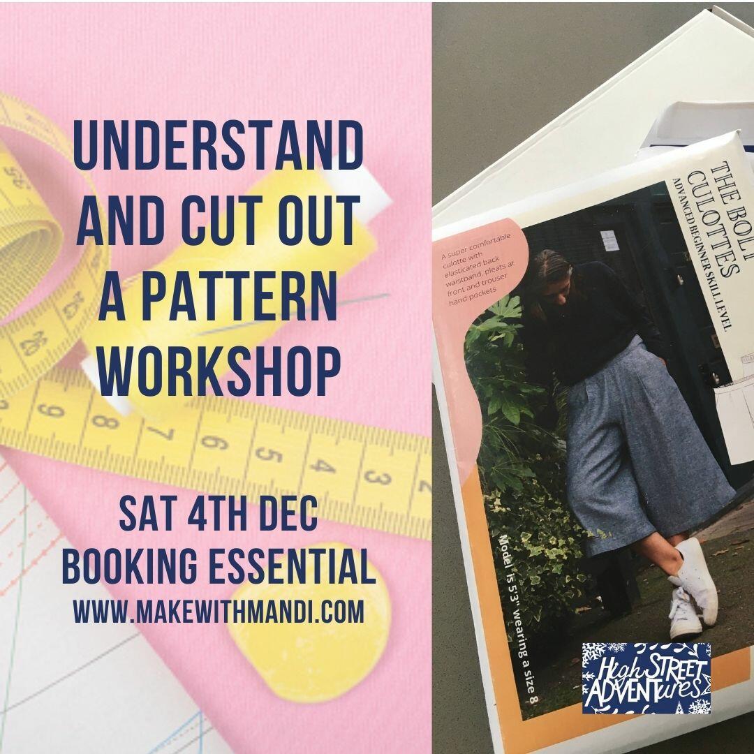 16. Understanding and cutting sewing patterns