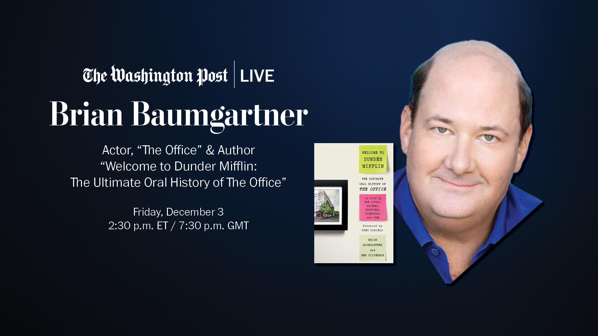 Brian Baumgartner Author, to Dunder Mifflin The Ultimate Oral