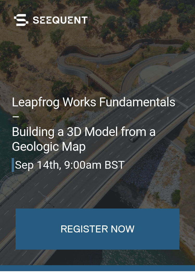 Leapfrog Works Fundamentals – Building a 3D Model from a Geologic Map