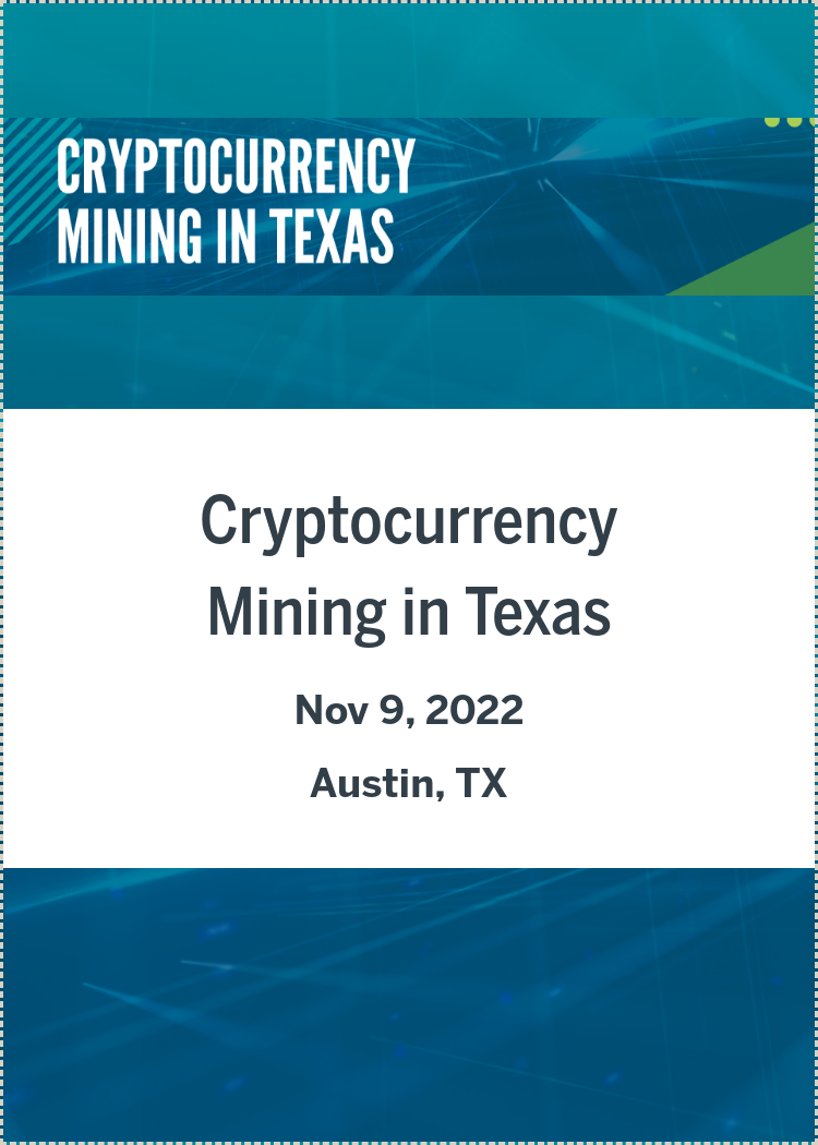 Cryptocurrency Mining in Texas