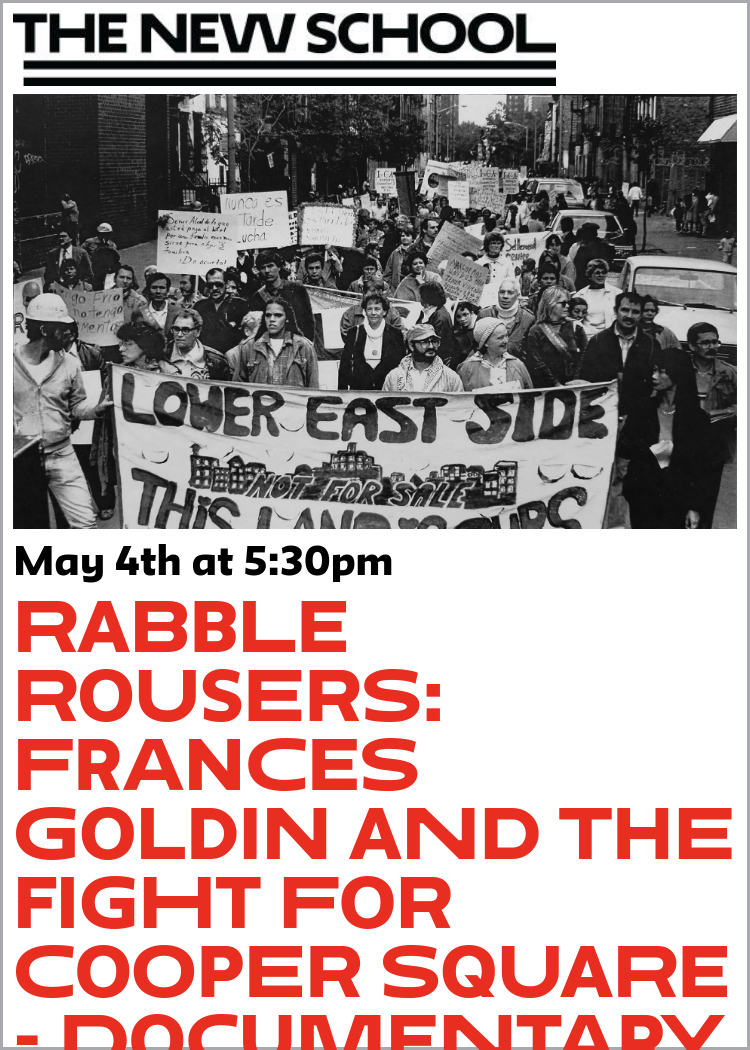 Nazi Rabble Rousers Films Rabble Rousers: Frances Goldin and the Fight for Cooper Square ...