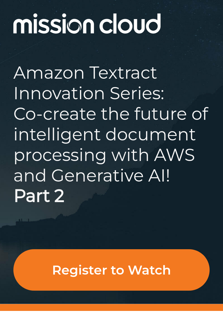 Amazon Textract Innovation Series: Co-create the future of intelligent ...