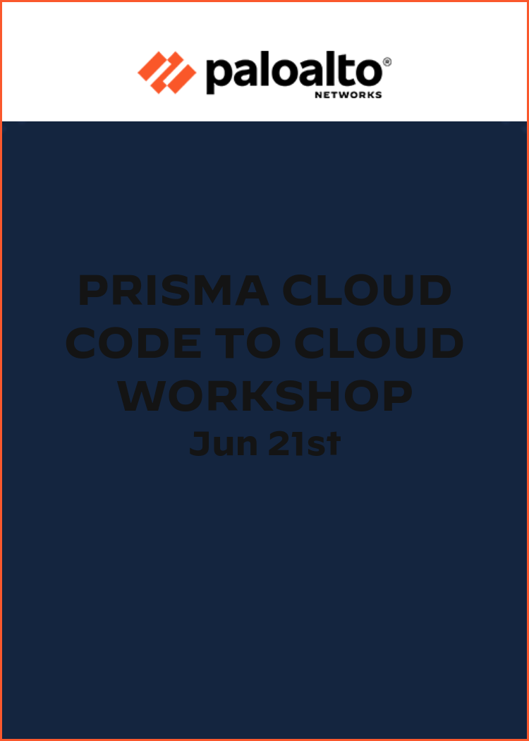 Prisma Cloud Code to Cloud Workshop