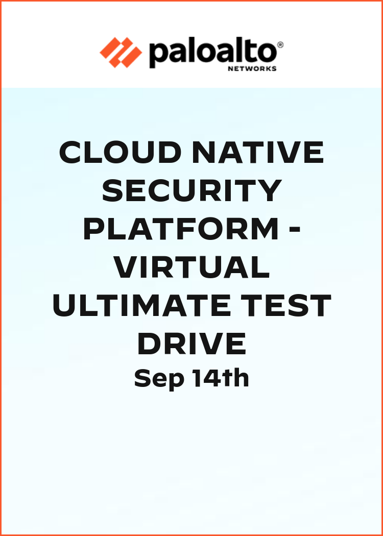 Cloud Native Security Platform - Virtual Ultimate Test Drive