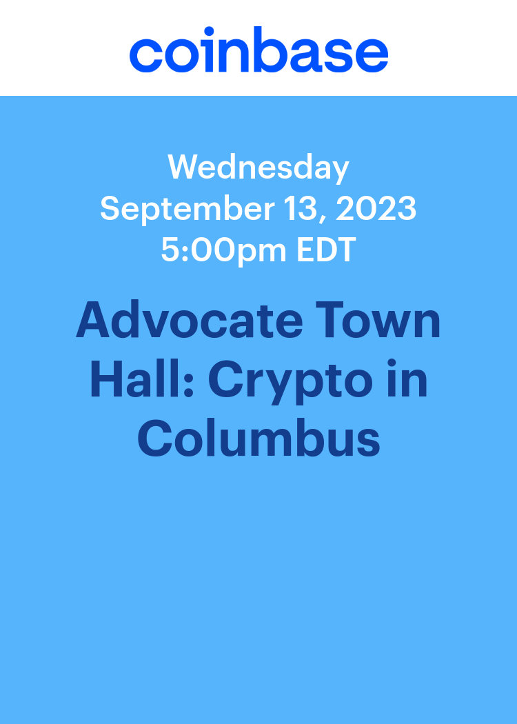 Advocate Town Hall: Crypto in Columbus - Splash