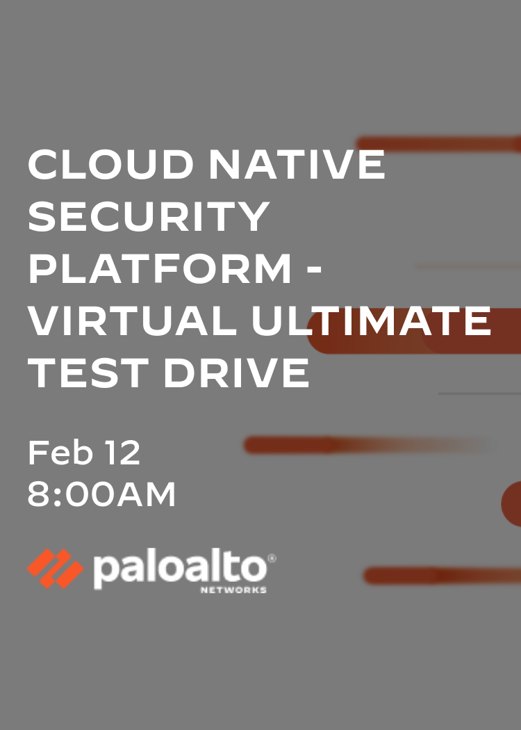 Cloud Native Security Platform - Virtual Ultimate Test Drive