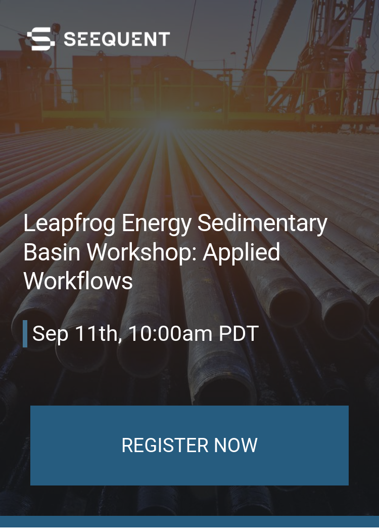 Leapfrog Energy Sedimentary Basin Workshop: Applied Workflows