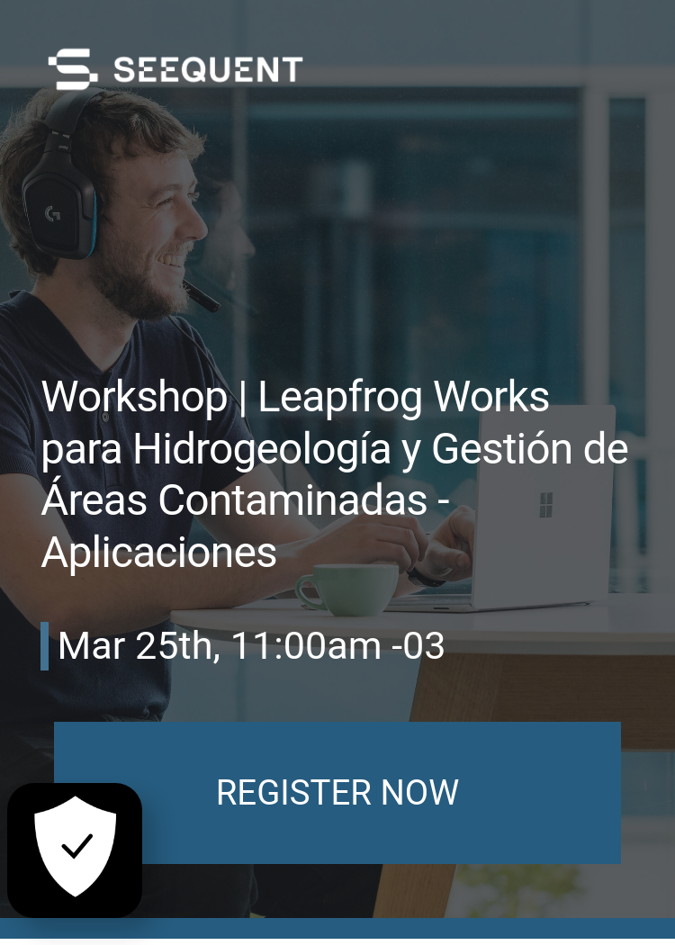 Workshop | Leapfrog Works para Hidrogeología y Gestión de Áreas ...
