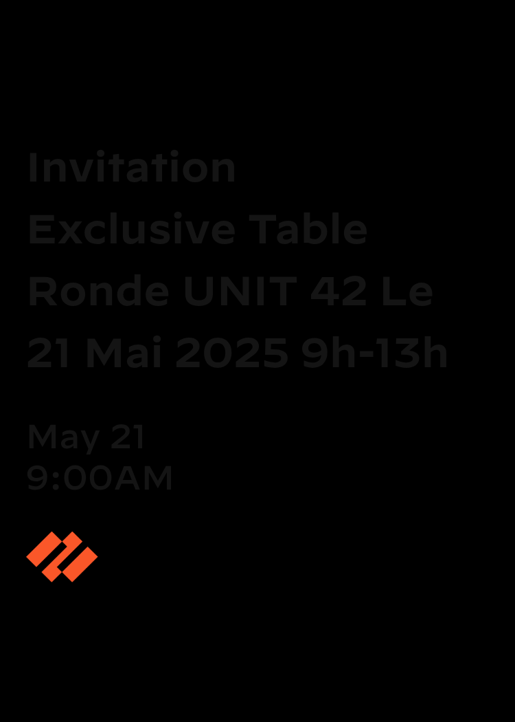 Invitation exclusive Table ronde UNIT 42 le 21 mai 2025 9h-13h