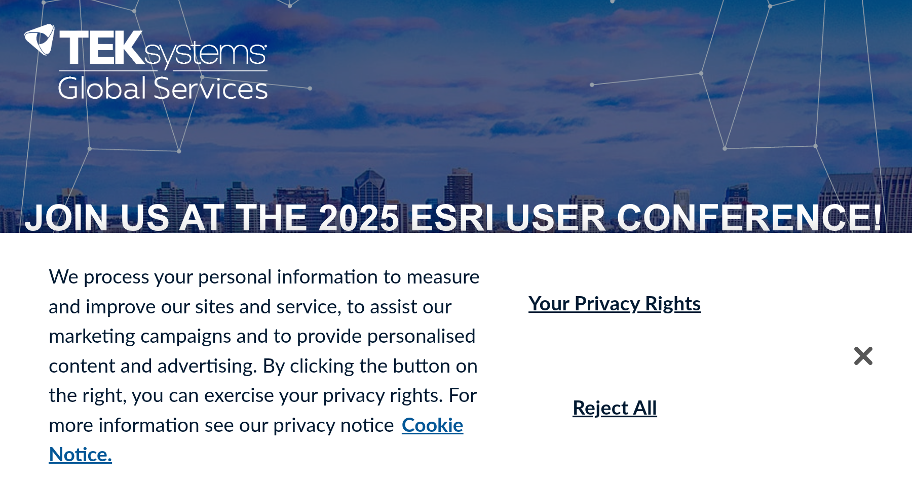 Join us at the 2025 Esri User Conference!