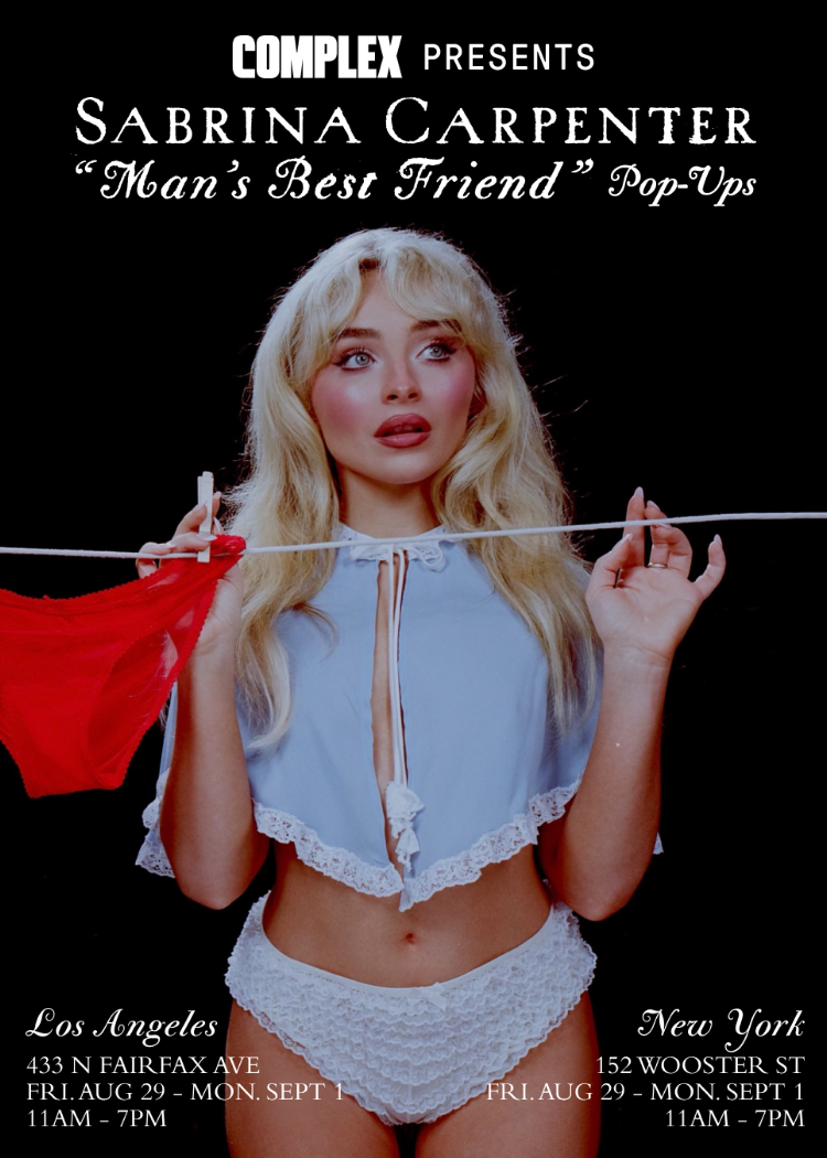 Complex Presents Sabrina Carpenter Man's Best Friend Pop-Up