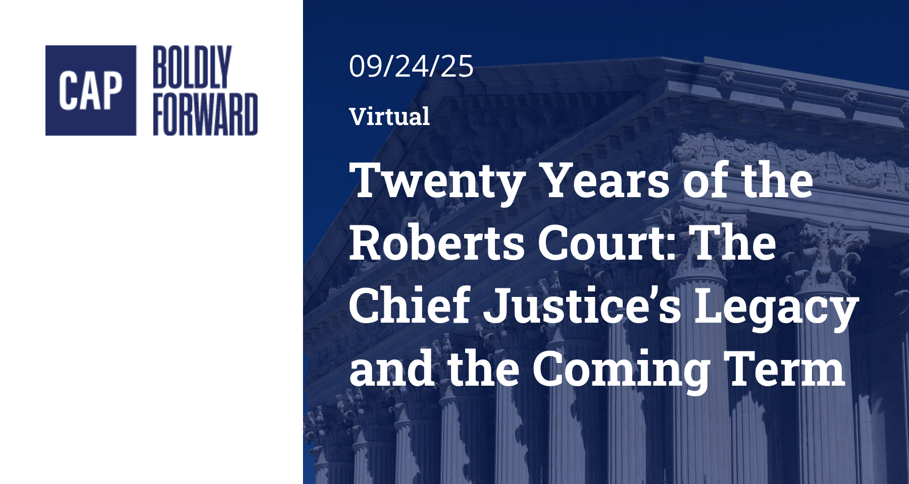20 Years of the Roberts Court: The Chief Justice’s Legacy and the ...