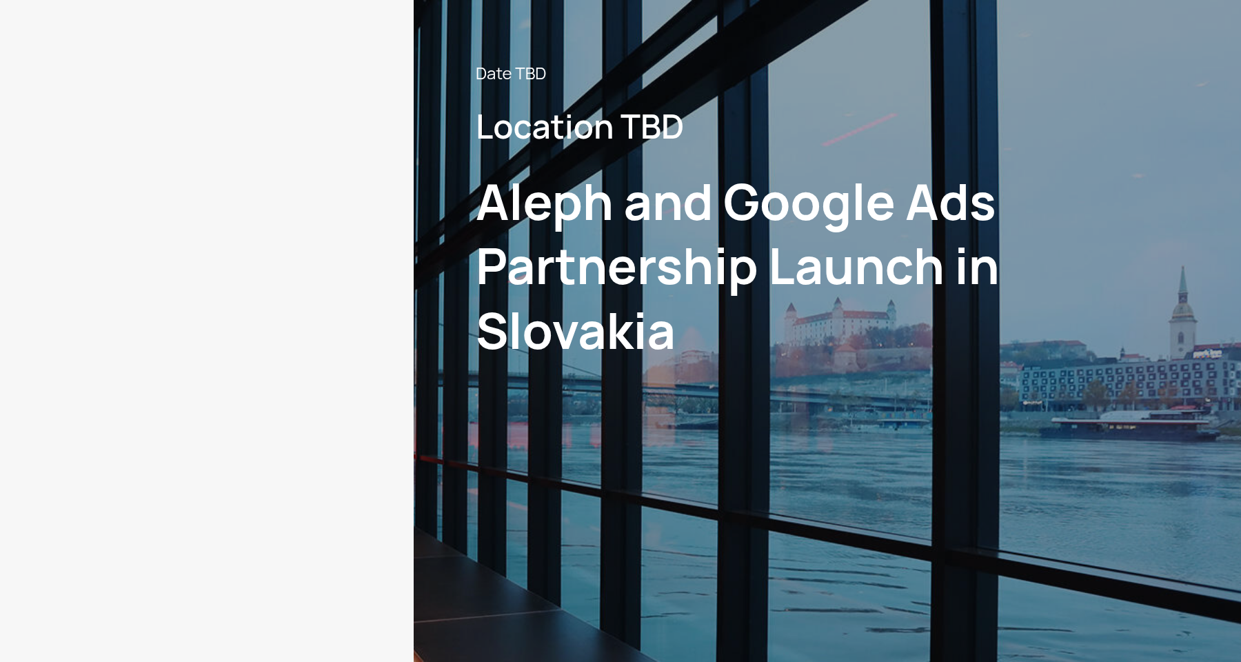 Aleph And Google Ads Partnership Launch In Slovakia aleph-and-google-ads-partnership-launch-in-slovakia