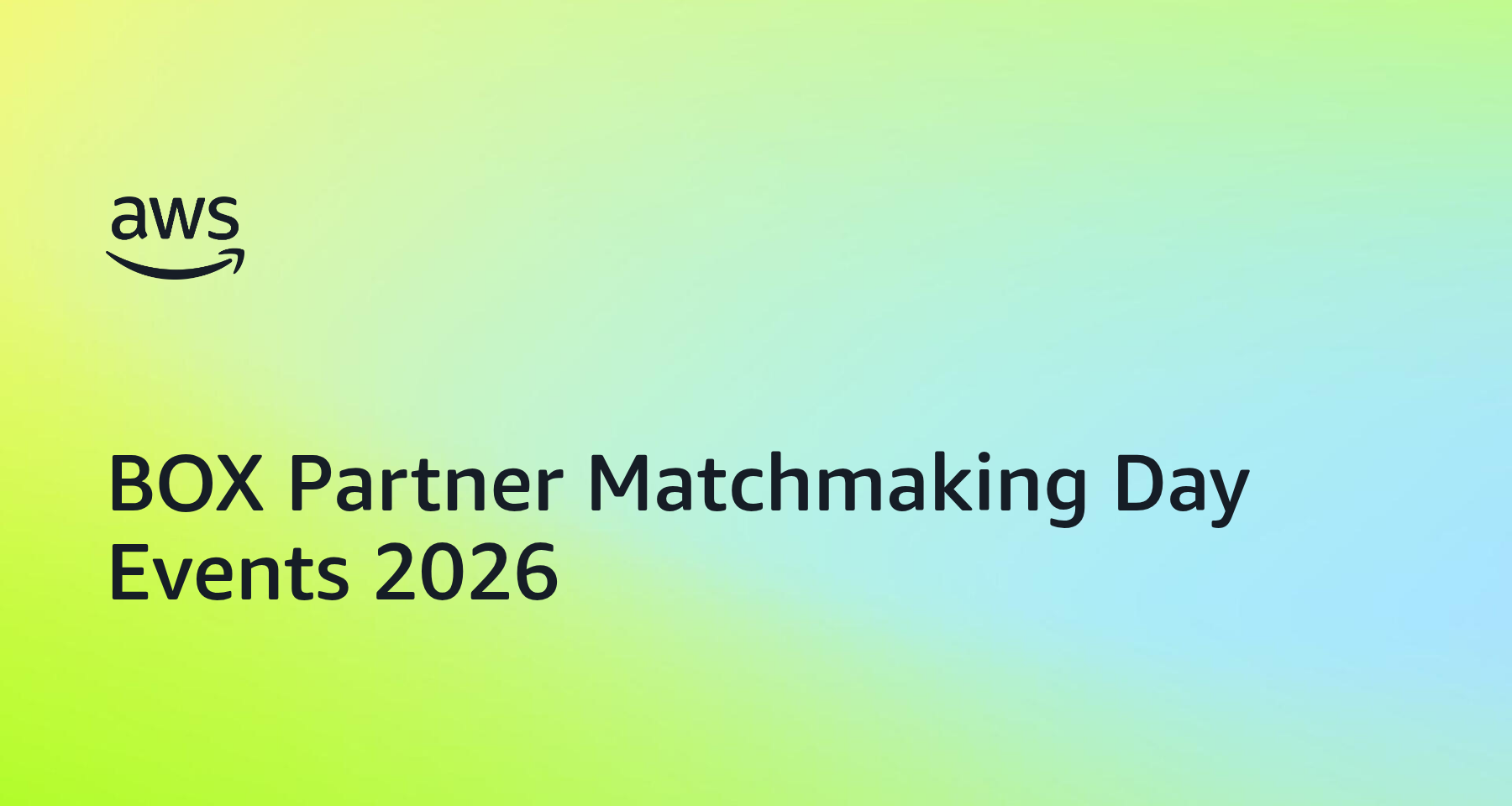 BOX Partner Matchmaking Day Events 2026