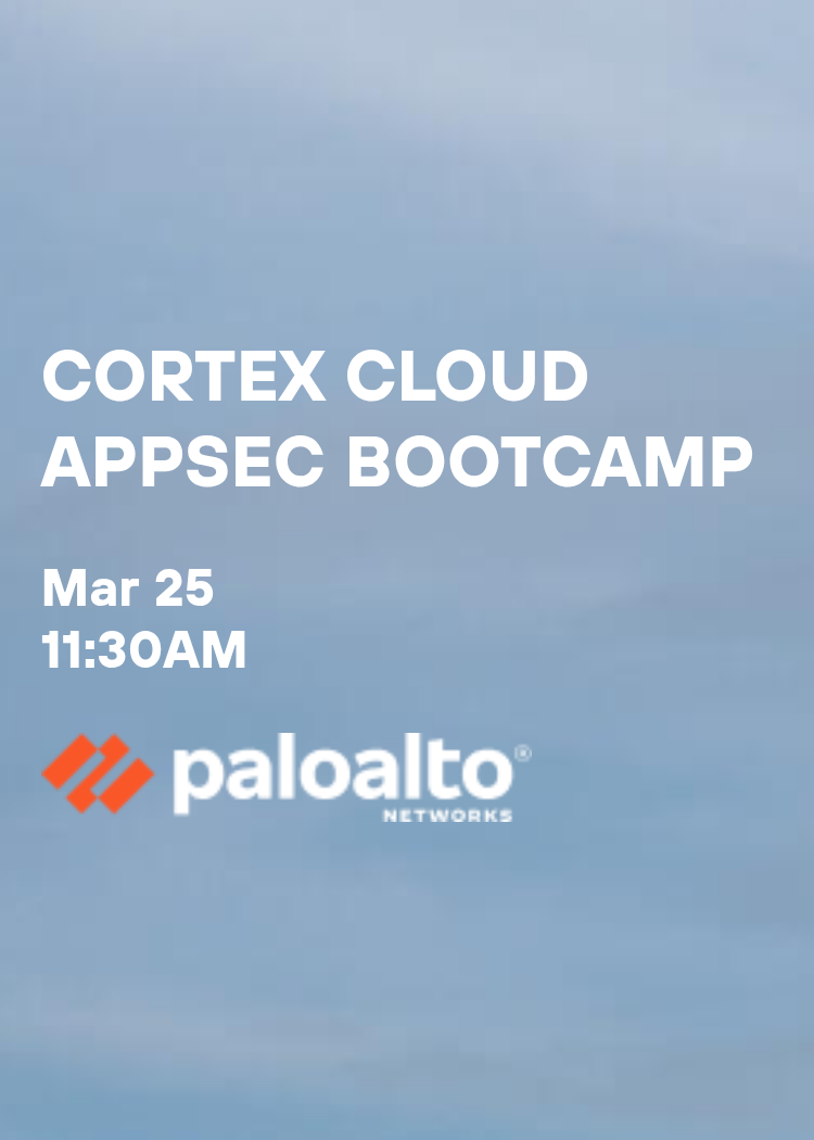Cortex Cloud AppSec Bootcamp