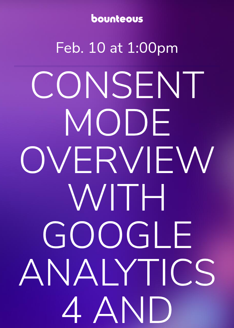 Overview Mode Consent Mode Overview with Google Analytics 4 and Google Tag Manager