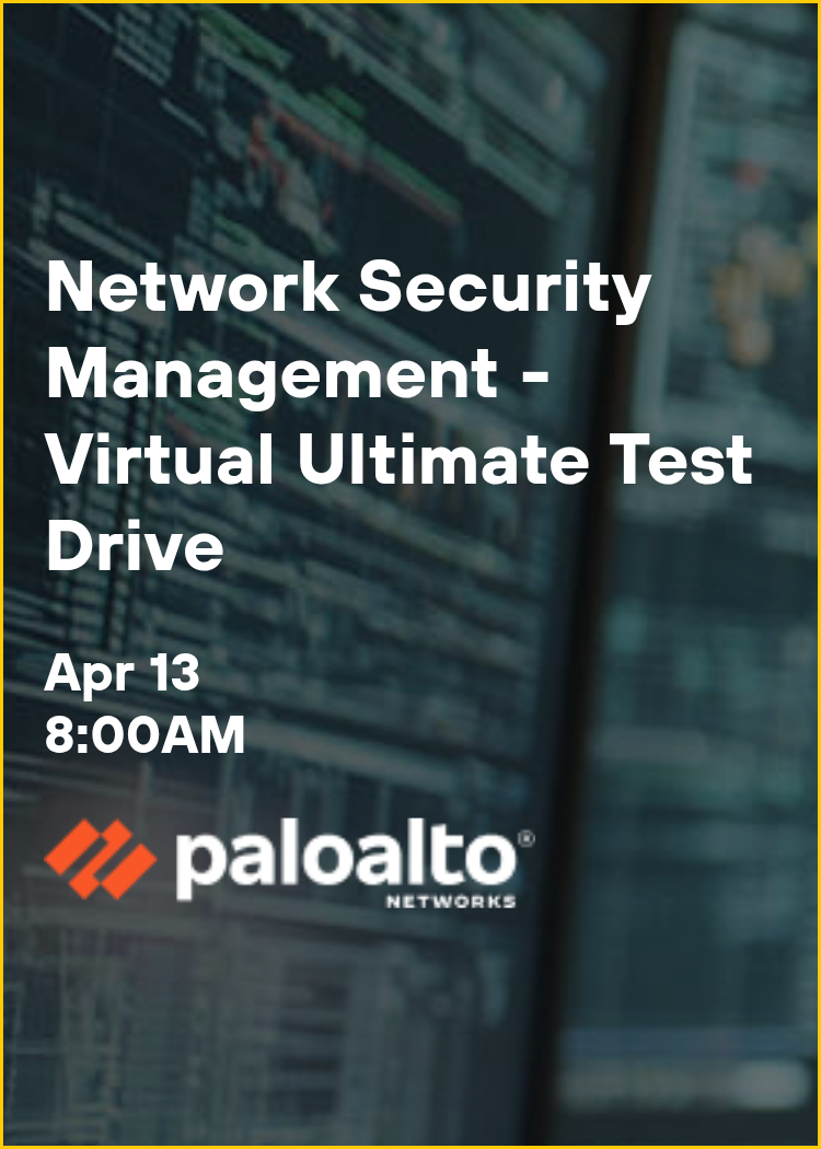 Network Security Management - Virtual Ultimate Test Drive
