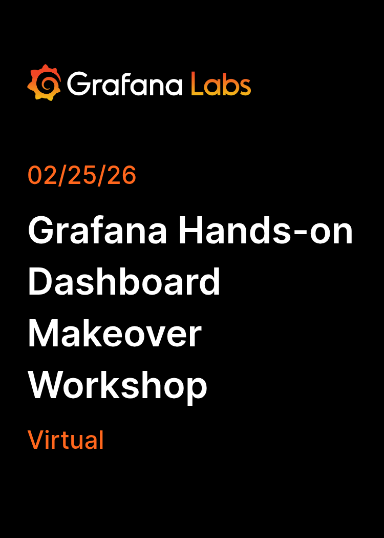 Grafana Hands-on Dashboard Makeover Workshop
