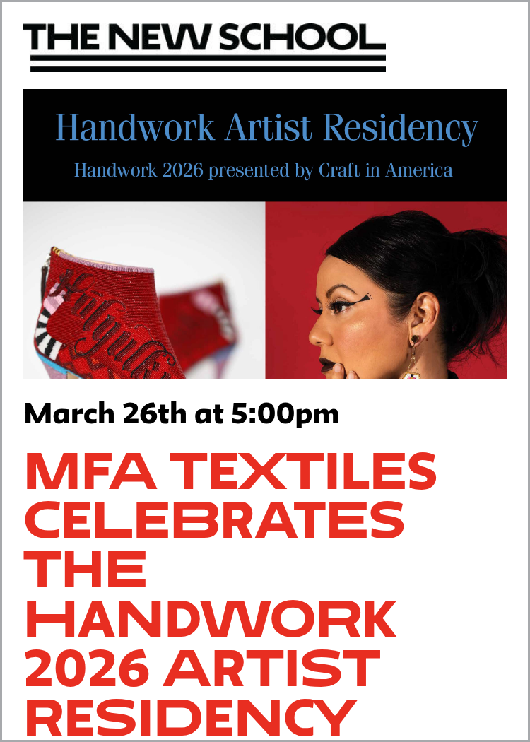 MFA Textiles Celebrates the Handwork 2026 Artist Residency with a