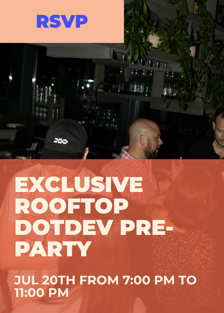 Image for Exclusive Rooftop dotdev Pre-Party event