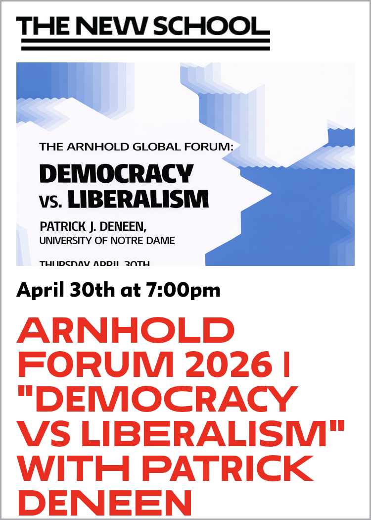 Liberalism Rally Arnhold Forum 2026 |