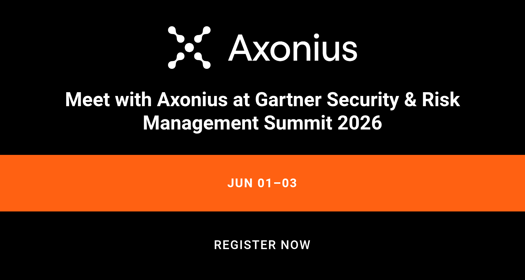 Meet with Axonius at Gartner Security & Risk Management Summit 2026