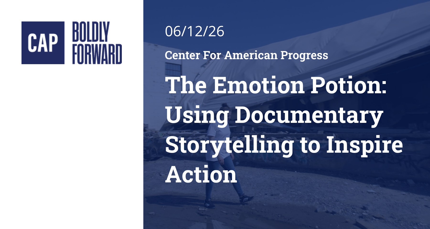 Emotion Potion Example The Emotion Potion: Using Documentary Storytelling to Inspire Action